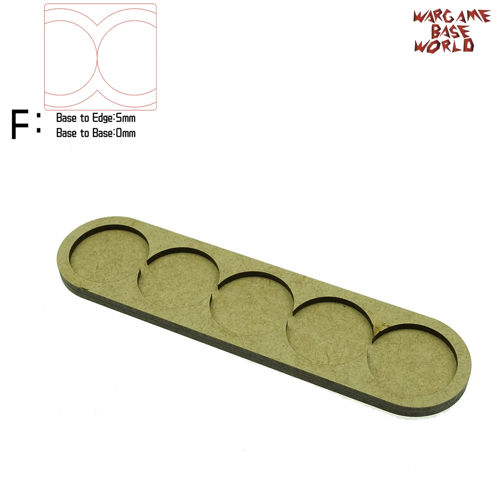 Wargame Base World-механизм лоток-5 оснований 32 мм круглая-одна линия Форма MDF | Игрушки и