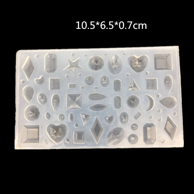 

DIY Oval/Heart/Water Droplets Cabochon Semicircle Silicone Chocolate Mold Mould For Epoxy Resin Jewelry Making
