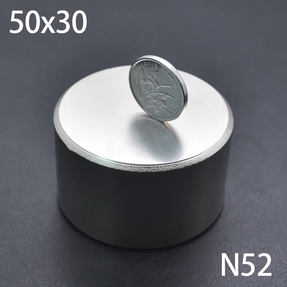 Супер мощный неодимовый магнит сильный N52 50x30 круглый постоянный неодимовый магнит ic редкоземельный Иман neodinio редкоземельный Иман
