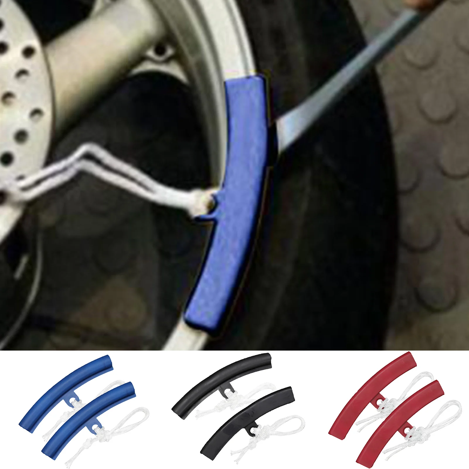 

Высокое качество Универсальный 2 предмета мотоцикл Saver изменение шина для колеса обода для защиты кромок шин диски инструмент 3 цвета ремонт...