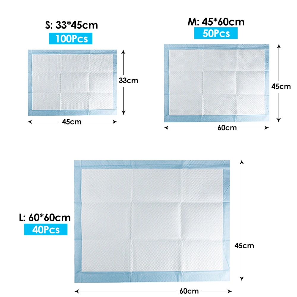 

Pet Dog Training Pad Super Absorbent Disposable Diapers Absorbent Pad Mat Training Pee Paper Deodorization Clean Supplies