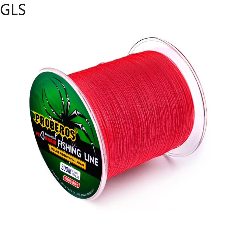 2021 Newest 300m/6-100LB Saltwater Multifilament Braided Fishing Line 4 Strands Pull 3.6-45.3kg Five Colors Optional enlarge