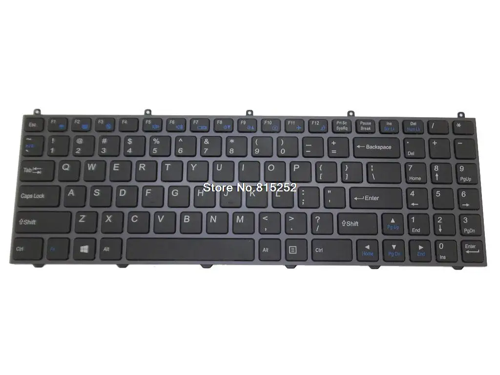 Клавиатура для ноутбука Exone go Business 1535, США, черная с рамкой