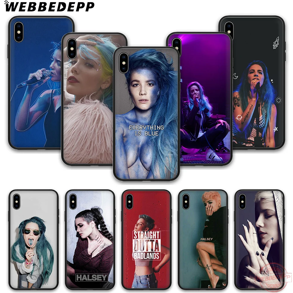 WEBBEDEPP Badland Halsey Мягкий силиконовый чехол для телефона iPhone 5 6 7 8 Plus X XS XR Max.11 11peo 11proMax |