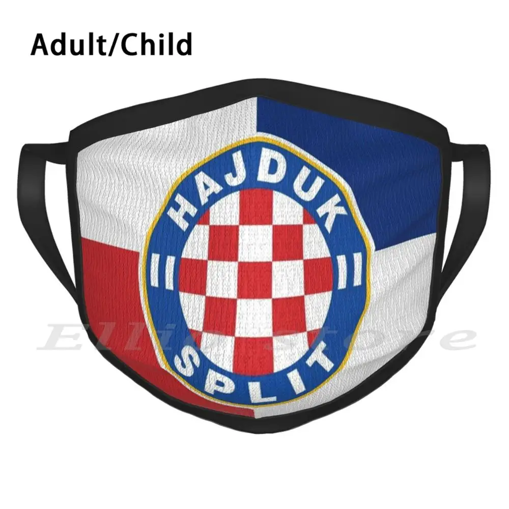 

Мои цвета с момента рождения, разделены из Хорватии взрослые дети защита от пыли шарф «сделай сам» маска хаддук разделение Хорватия любовь