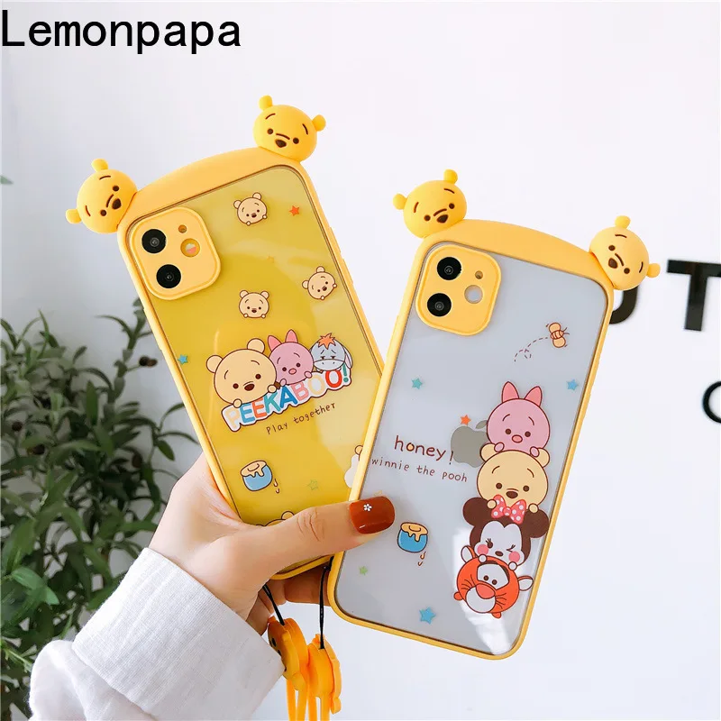 

Christmas Cute Cartoon Mirror Phone Case for IPhone 12 11 Pro Max Silicone Case for IPhone 6 7 8 Plus X Xr Xs Max Se 2020 Cover