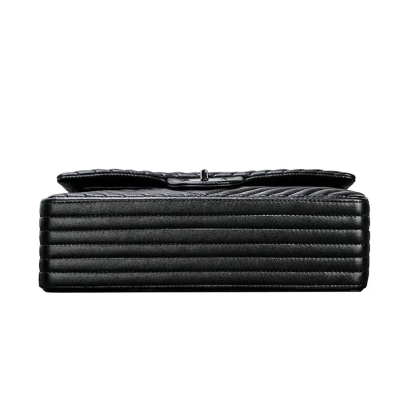 Женская сумка мессенджер с цепочкой в клетку бриллиантами V образные сумки через