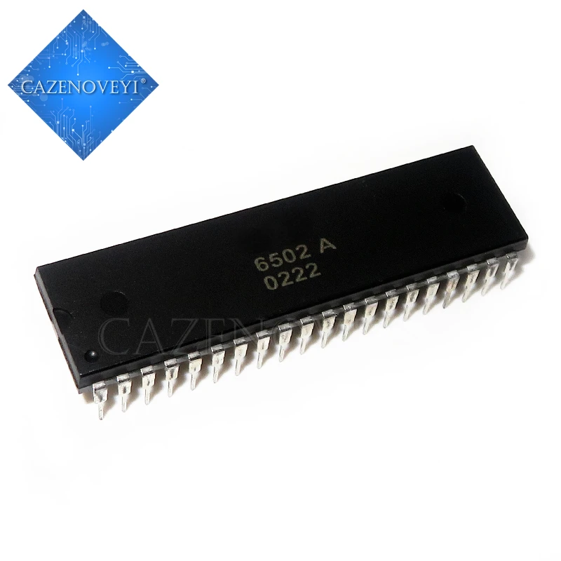 1 шт./лот Mos 6502 MOS6502A MOS6502 MOS DIP 40 в наличии|Интегральные схемы| |