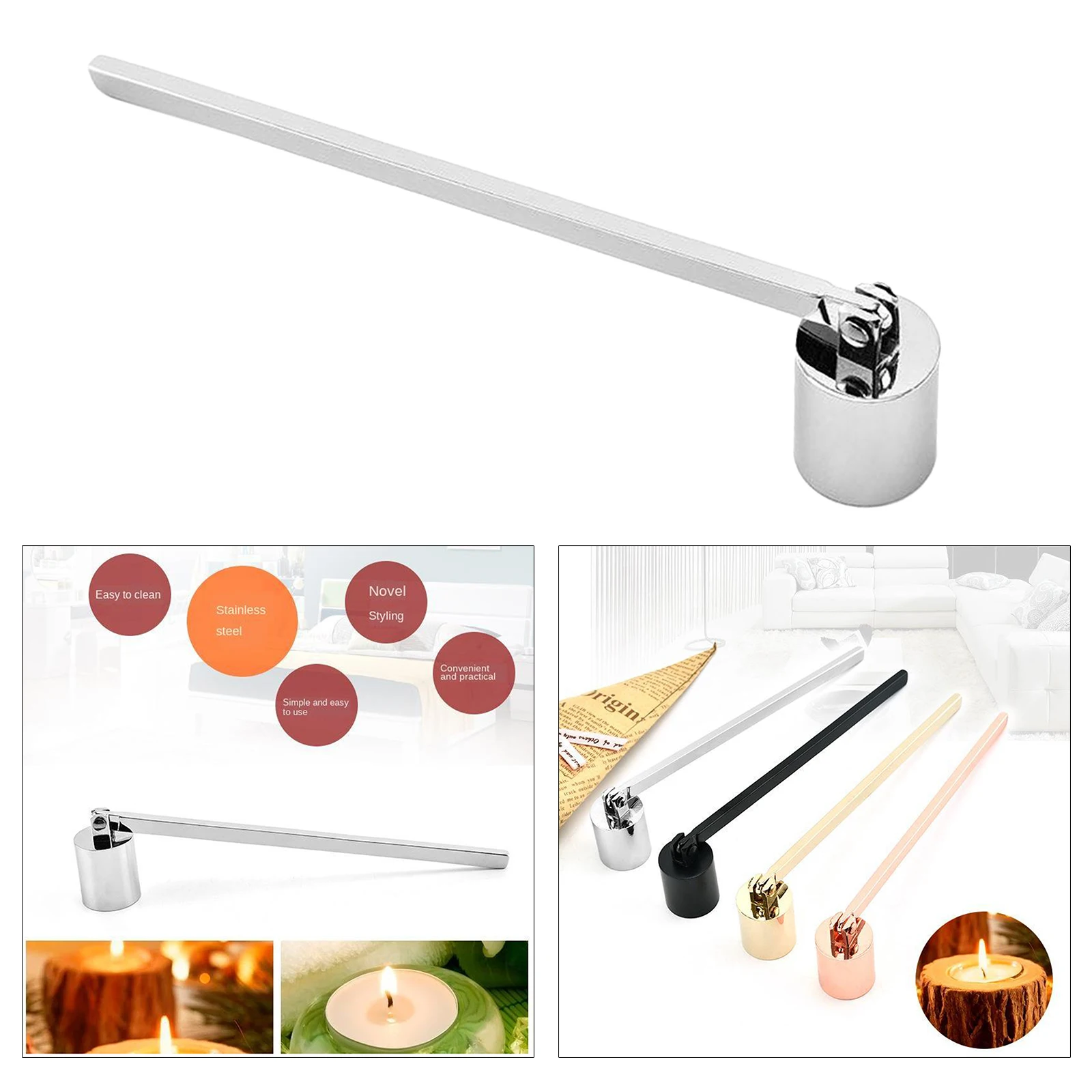 Свеча Snuffer из полированной нержавеющей стали огнетушитель 19 3 см свеча триммер