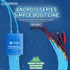 SS-905C кабель питания Android с одной кнопкой управления загрузкой для Huawei Xiaomi Samsung Meizu OnePlus OPPO тест-линия анти-ожога