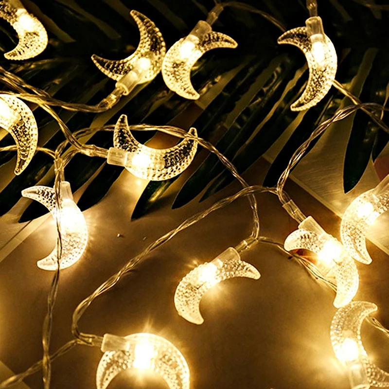 

Christmas Decoration for Home Moon Light Strings 40 LED Fairy Lights New Year Merry Christmas Tree Ornaments Home Party Decor