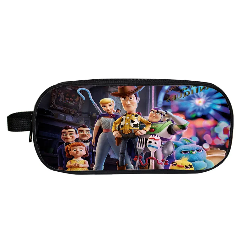 Toy Story Canvas Pencil Bag Figure Large Capacity Children Children's Back To School Gifts | Игрушки и хобби