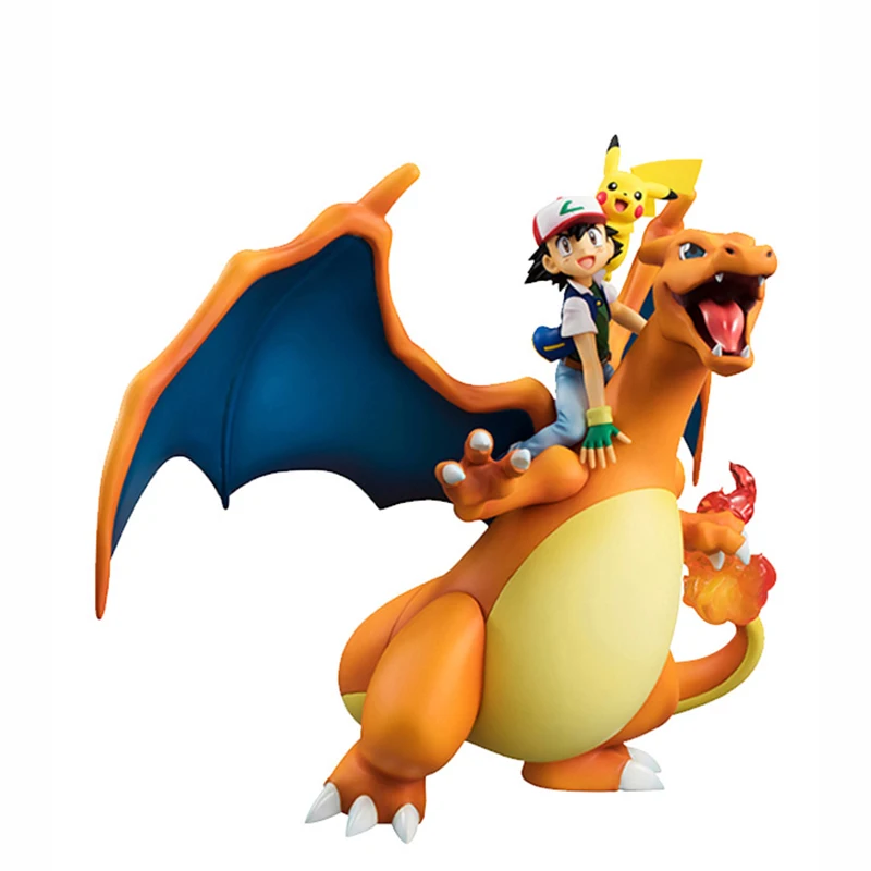 Фигурка аниме Takara Tomy Эш Кетчум Пикачу лизардон модель игрушки фигурка покемона
