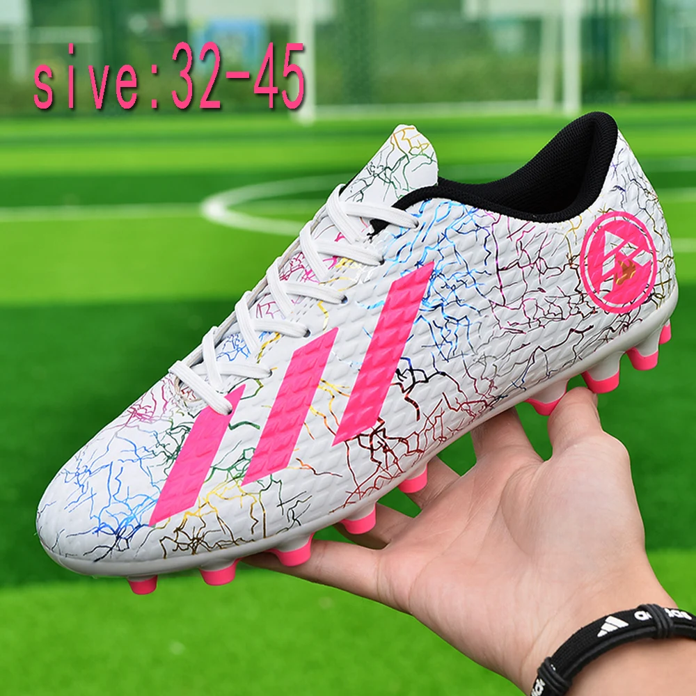 

New men's and women's sports football shoes, youth outdoor spikes and broken nails football shoes, indoor non-slip sports shoes