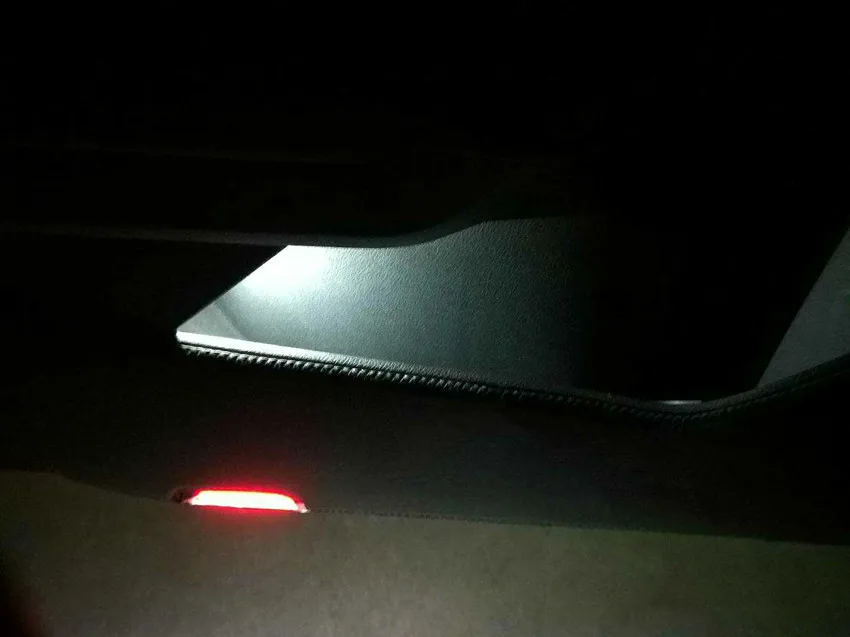 Светодиодный внутренняя отделка двери атмосферная лампа коробка для хранения