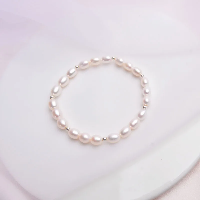 Женское ювелирное изделие ASHIQI серебро 925 пробы натуральный пресноводный