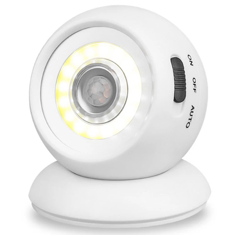 3 Вт Cob Pir датчик движения тела светильник светодиодный настенный Ночной для