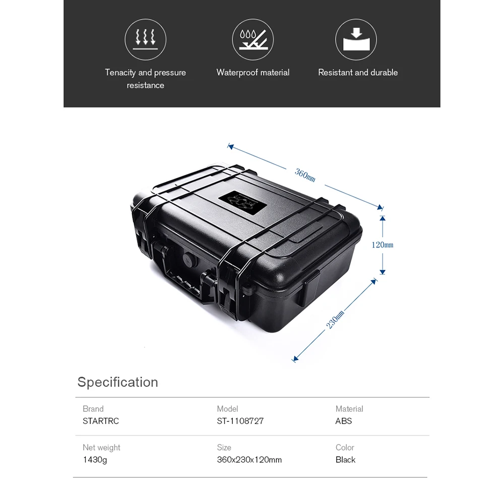 Водонепроницаемая переносная сумка для хранения EVA ABS DJI Mavic mini 2 RC Drone переноски