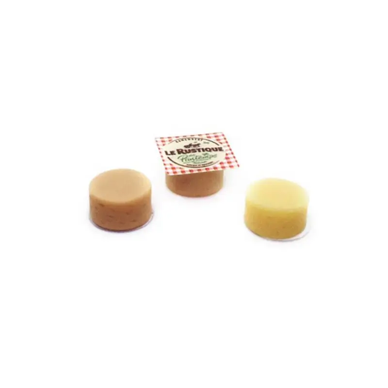 3pcs/set 1/12 Scale Dolls House Miniature Mini Cheeses Kitchen Living Room Restaurant Decoration Pretend Play Toys