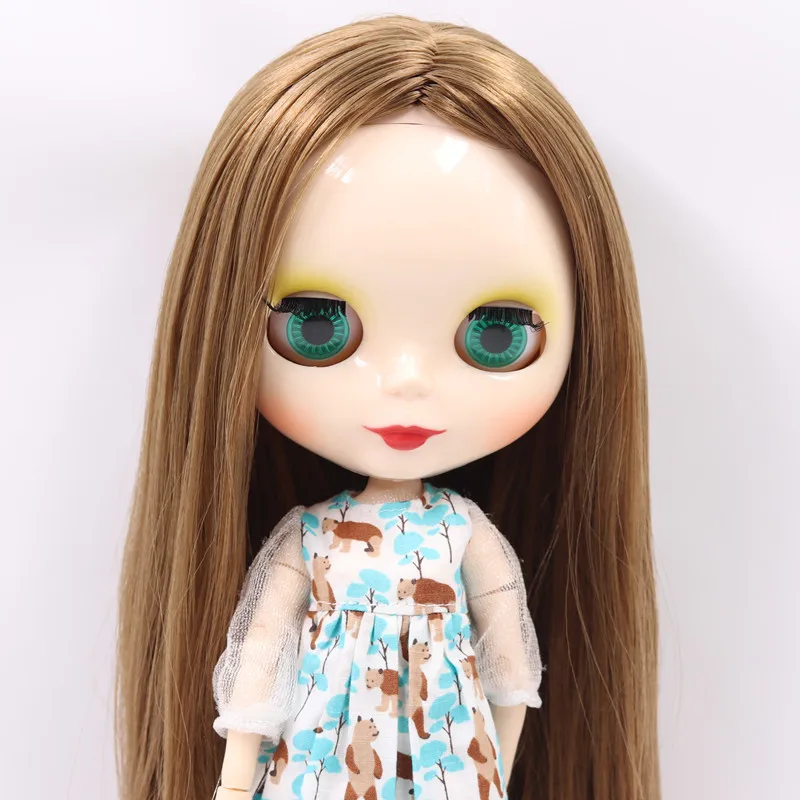 Ледяной обнаженный завод Blyth кукла No.280BL0444 коричневый длинные волосы подходит для изменения игрушки белая кожа Neo