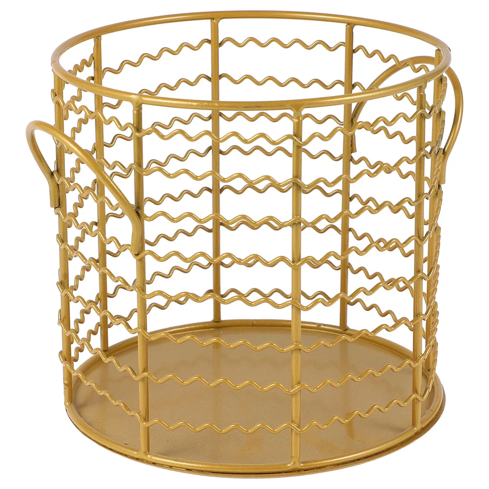 

Durable Iron Egg Basket Fruit And Vegetable Basket Portrable Food Holder Box