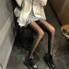 2021 Новые Сексуальные женские комбинированные произвольные чулки выше колена с двойной полосой прозрачные женские колготки в стиле пэчворк колготки