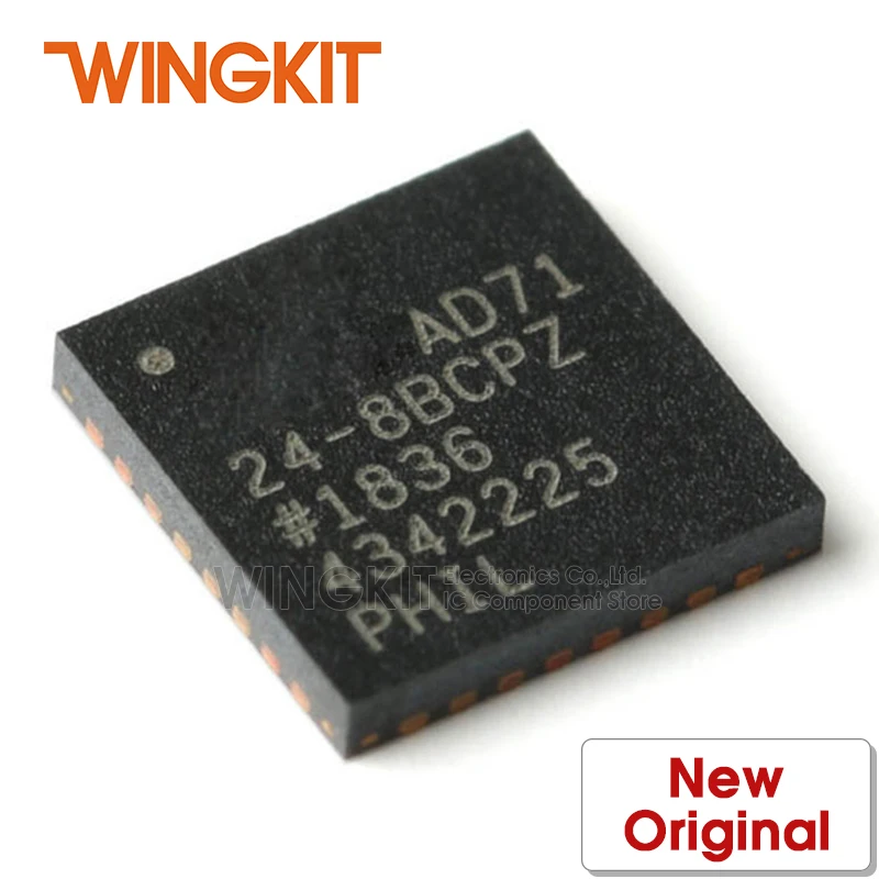 1 шт. AD7124 8BCPZ QFN32 8BCP 8B 8 WFQFN 32 канальный низкий уровень шума низкая мощность 24 бит Sigma