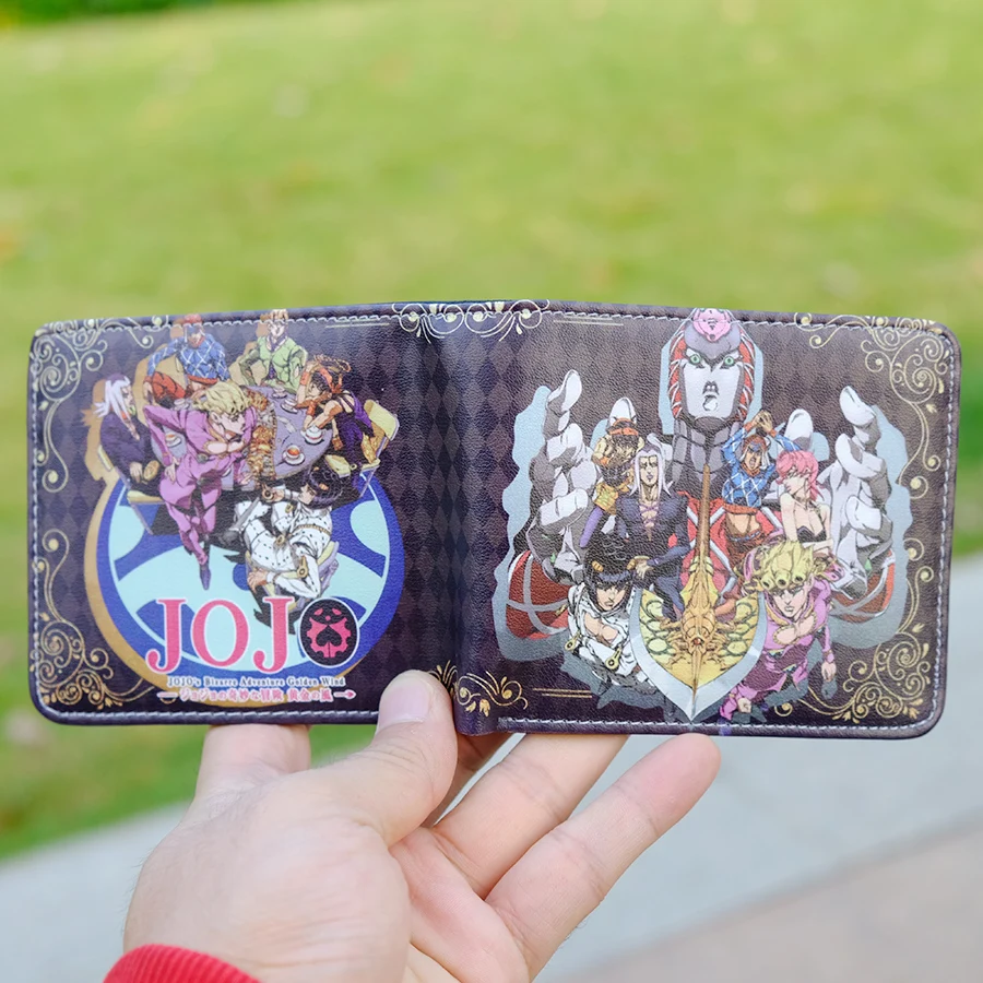 Аниме Otaku JoJos bizare Adventure Золотой ветер Джорно Джованна монета из искусственной кожи