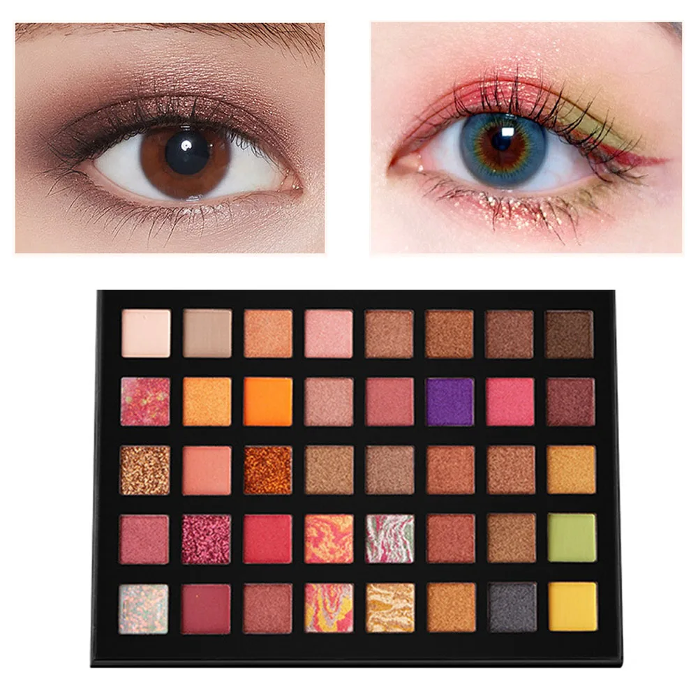 

40 Color Matte Eyeshadow Pallete Shimmer Eye Shadow Make up Palette Eye Makeup Waterproof Mineral Powder Women Makeup Comestic