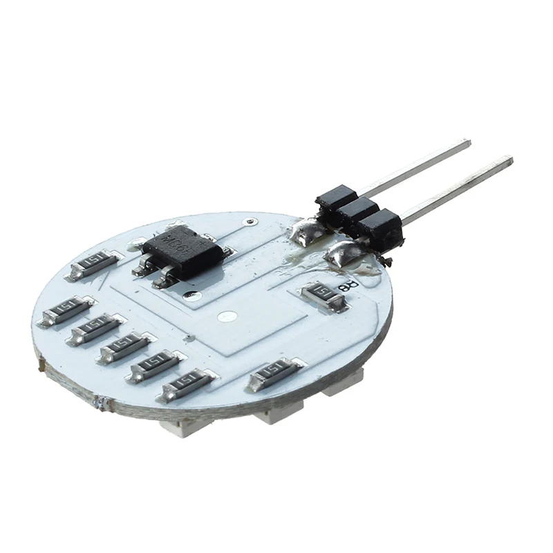 Светодиодная лампа G4 1210 SMD 24 точечная теплый белый свет 3000 3500K 12 В постоянного