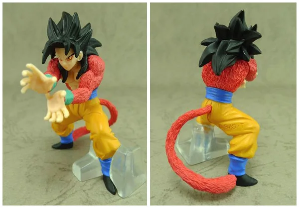 

BANDAI Dragon Ball Action Figure HG Gacha GT2 Super 4 Son Goku Brand New Rare Out-of-print Model Decoration Toy