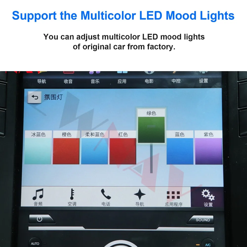 PX6 4GB RAM Tesla style Android 9.0 Car GPS Navigation For Ford Explorer 2011+ Auto A/C head unit multimedia radio tape recorder