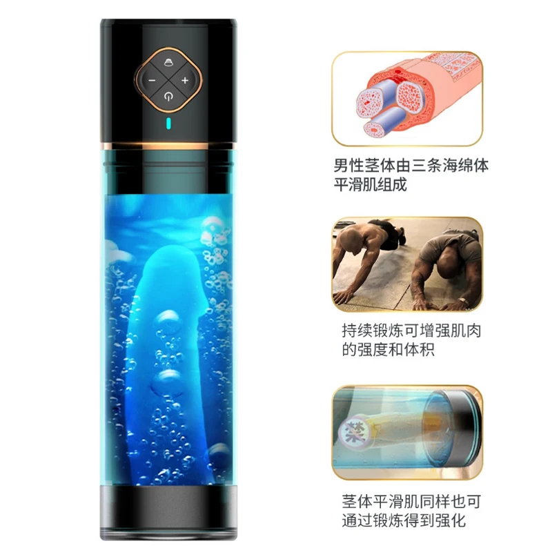 Перезаряжаемый Электрический насос для пениса в водной ванне, вакуумный вспомогательный насос для импотенции, автоматический насос для ув... от AliExpress WW