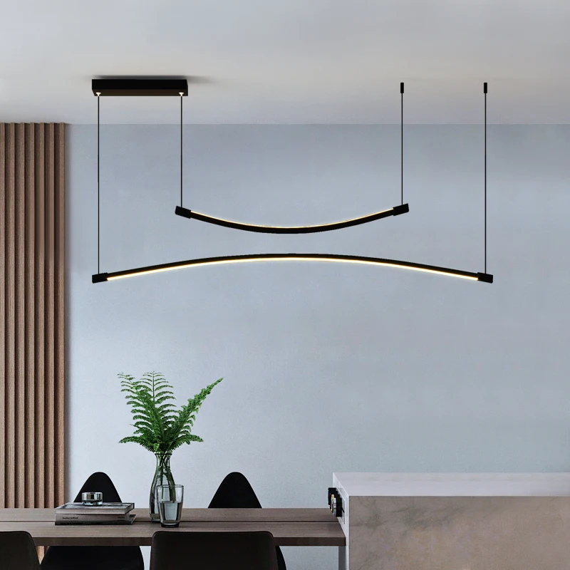 

Modern LED Chandelier Light For Kitchen Dining Room Ceiling Hanging Lamp Home Decor Creative Restaurant Suspension Light