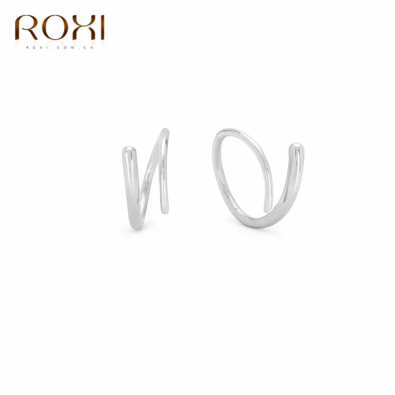 Маленькие кости для ушей ROXI из стерлингового серебра 925 пробы кольцо с пряжкой