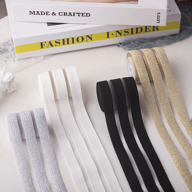 Резиновая лента свободный плотный ремень черная белая золотая Серебряная с