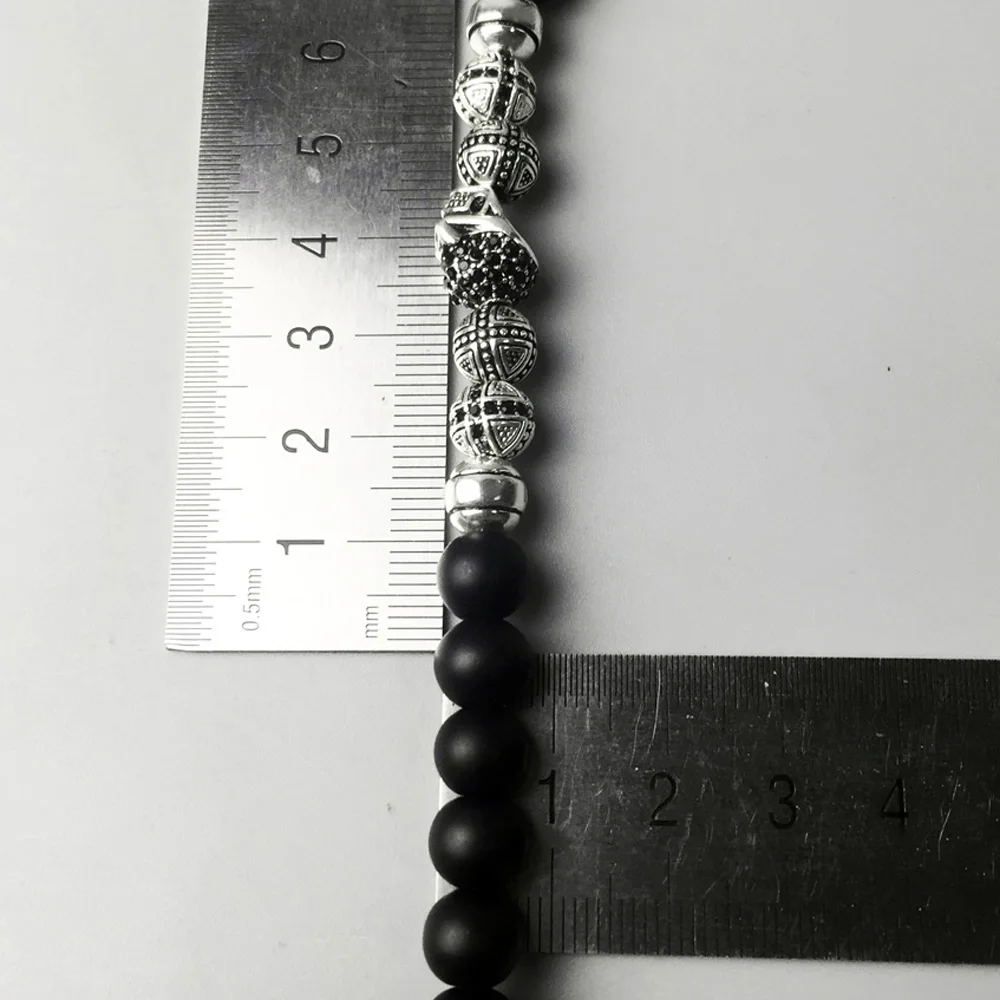 Женское/Мужское ожерелье из серебра 925 пробы с подвеской-крестом |