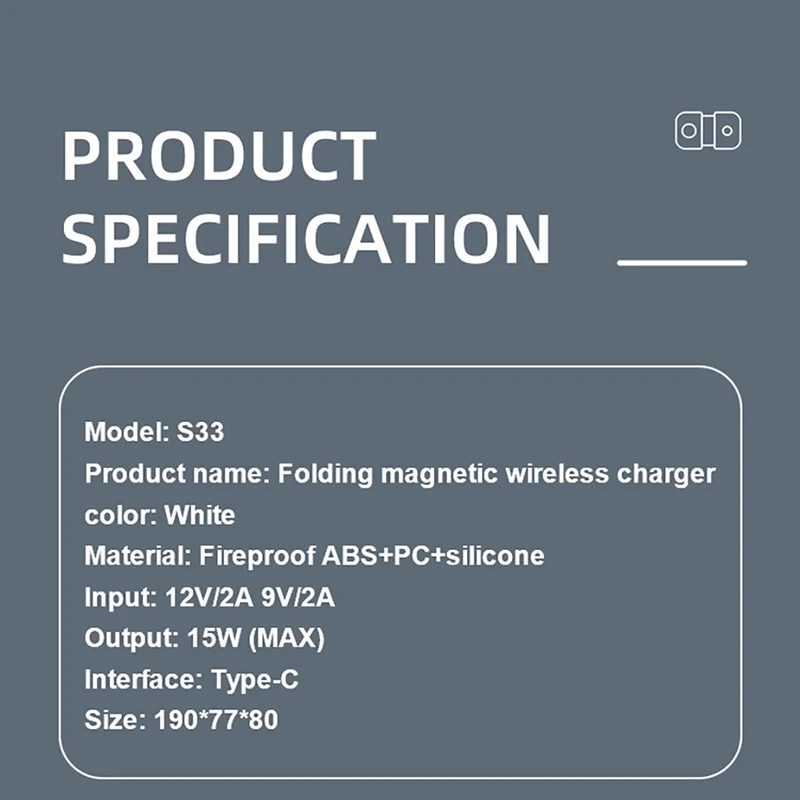 

2 in 1 Folding Wireless Charger For iPhone 12 Pro Max Mini 15W Magnetic Magsafing Charger For Airpods Watch Macsafe Charging Pad