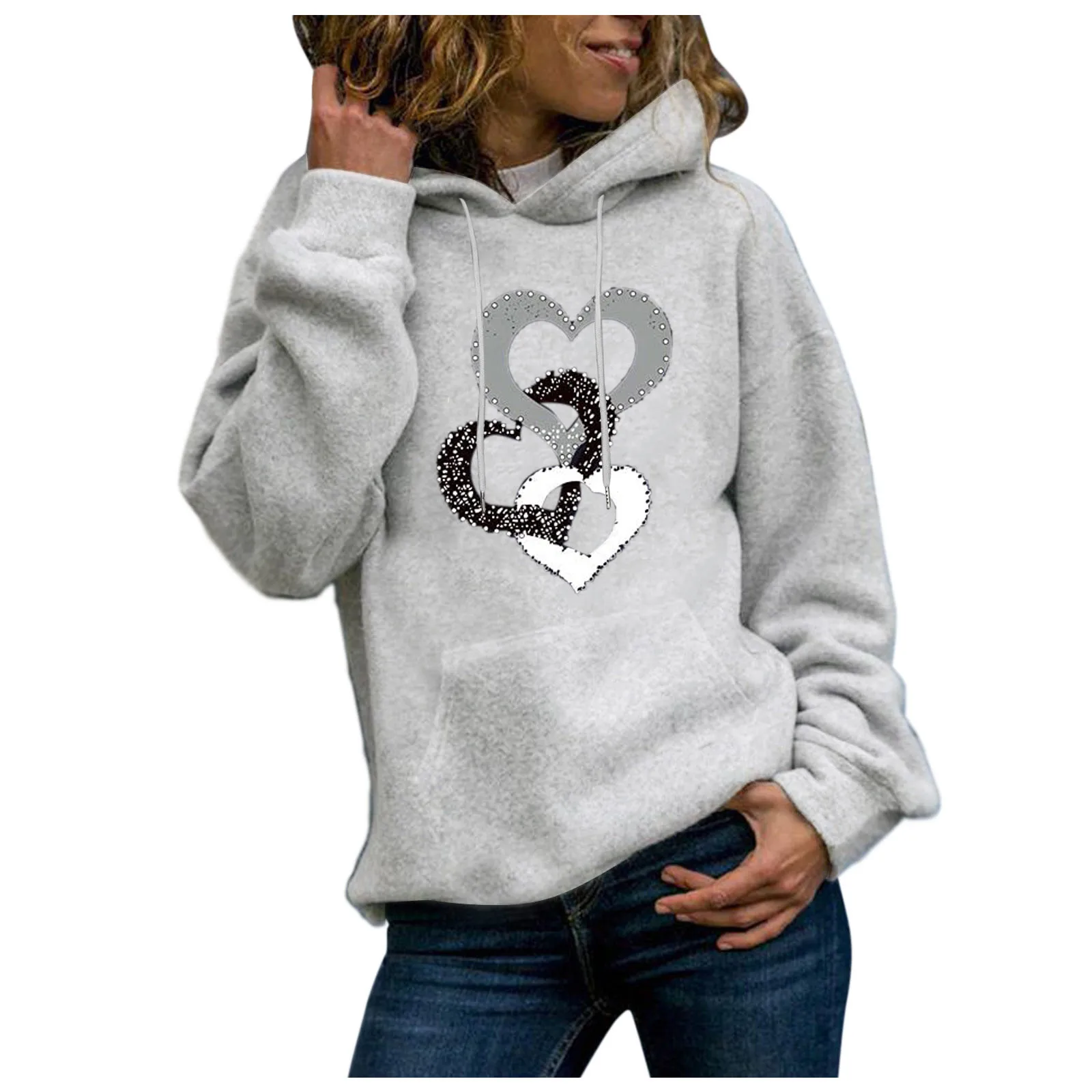 59# Oversize Sweatshirts 2021 Print Women's Long Sleeve Hoody Jumper Pullover Top Blouse Women's Sweatshirt Женское Платье