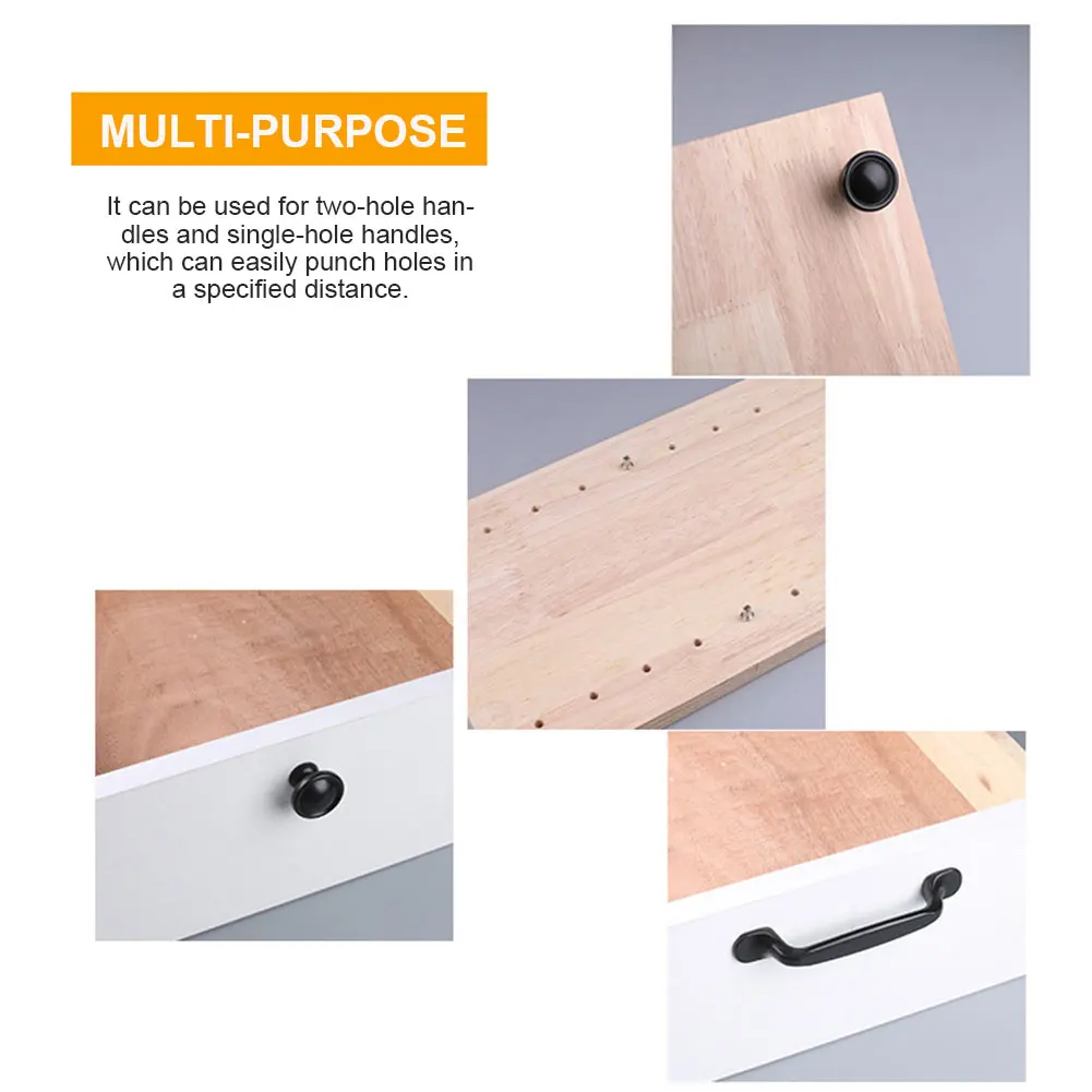 

11pcs Hinge Drilling Jig For Cabinet DIY Woodworking Tool Easy Operate Locator Accurate Door Home Hole Opener Mounting Manual