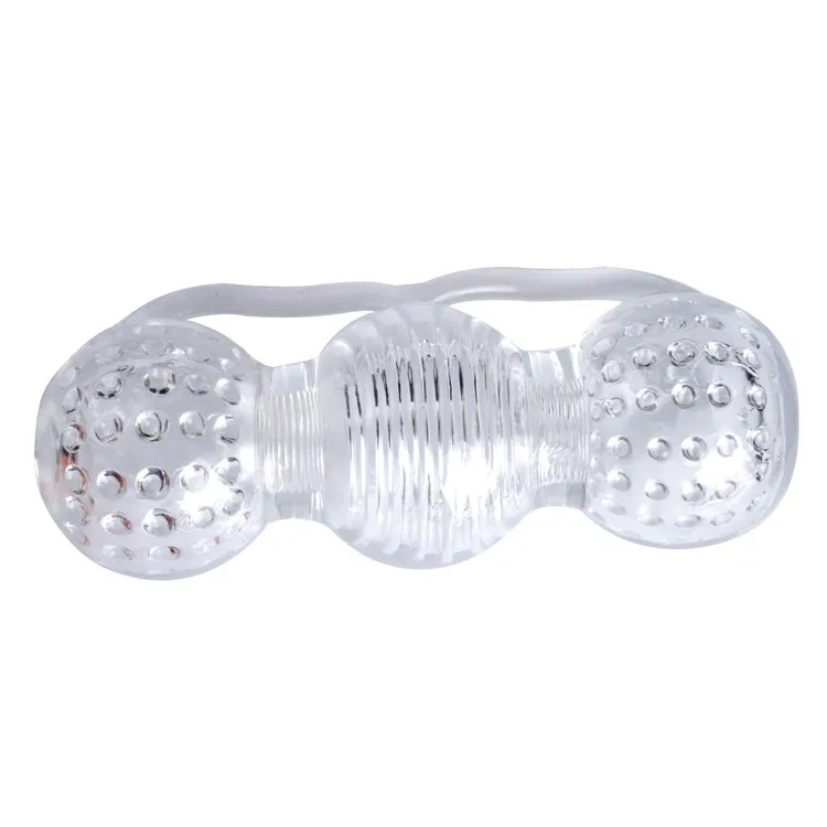 Male Masturbation Silicone Cup Stroker Anal Sex Oral Toys Product for Men Transparent Body Massage | Красота и здоровье