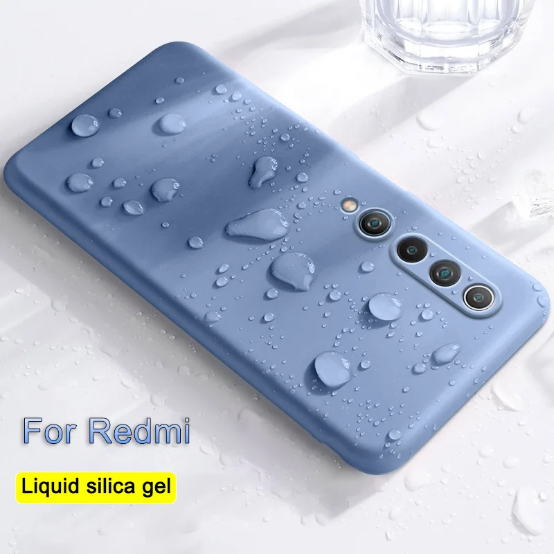

For Redmi 7note7 Pro8 8A note8T9 9A 9C note 9S max K20 30s40 soft shell liquid silicone Officia ldust-proof mobile phone case