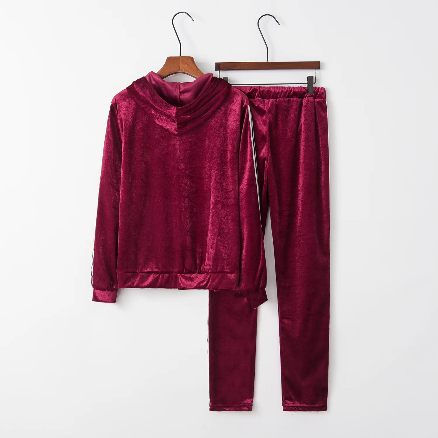 

Zipper solid 2020 New Design Fashion Hot Sale Suit Set Women Tracksuit Two-piece Style Outfit Sweatshirt Sport Wear