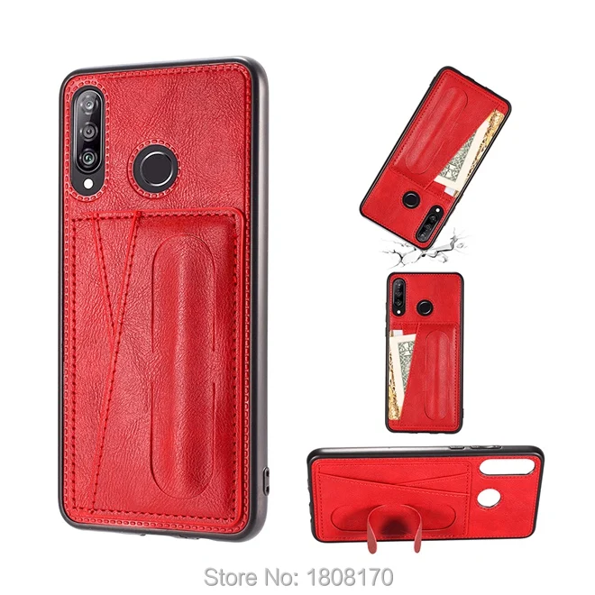 Многофункциональный кожаный чехол из ТПУ с отделением для карт Huawei P30 Lite NOVA 3 3I 4 4E