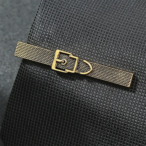 Модный металлический зажим для галстука для мужчин, Роскошная золотая ручная цепочка для часов, ювелирные изделия из нержавеющей стали, креативные подарки