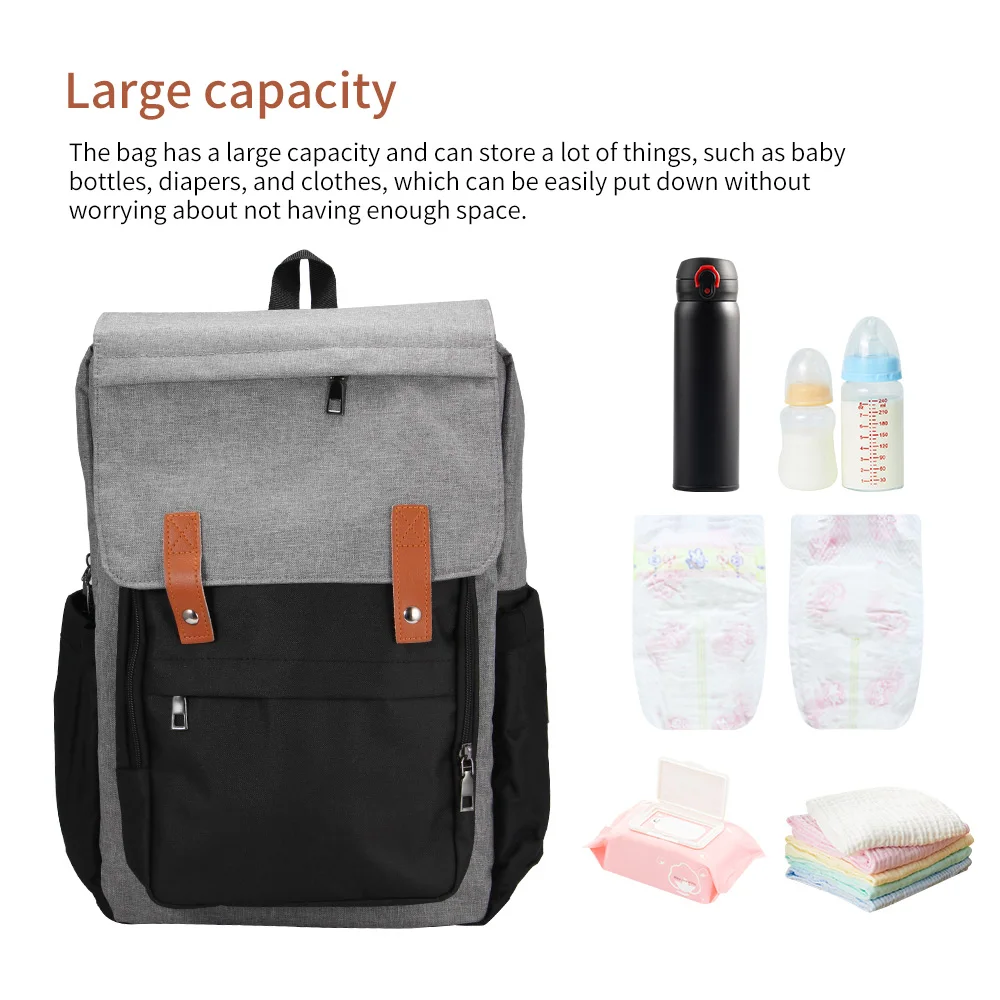

Maternity Backpack Bags Large Capacity Baby Nappy Changing Diaper Mummy Bag Mum Bag Stroller Baby Care Waterproof Backpack