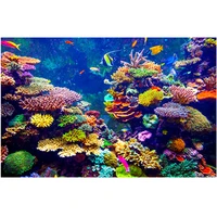 colorful print wall tapestry underwater world tapestry m3114