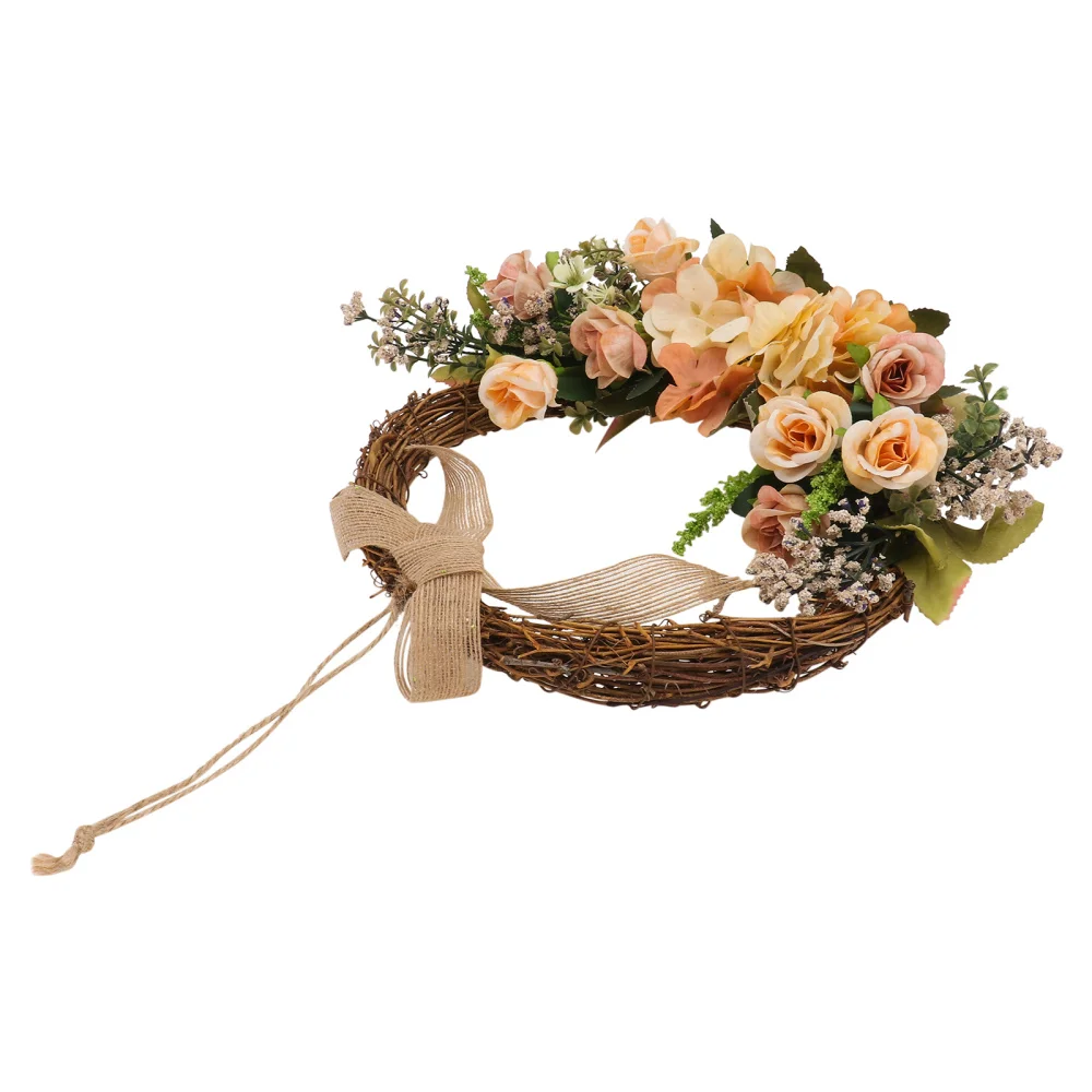 

1Pc Lifelike Artificial Wreath Hanging Decor Imitated Decorative Wreath Pendant