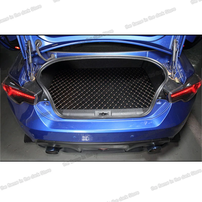 Кожаный коврик для багажника автомобиля subaru brz toyota 86 подкладка груза 2012 2013 2014 2015