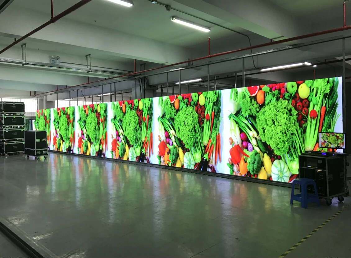 Hd видео led flex film panel p2 module конференц зал витрина магазина полноцветный